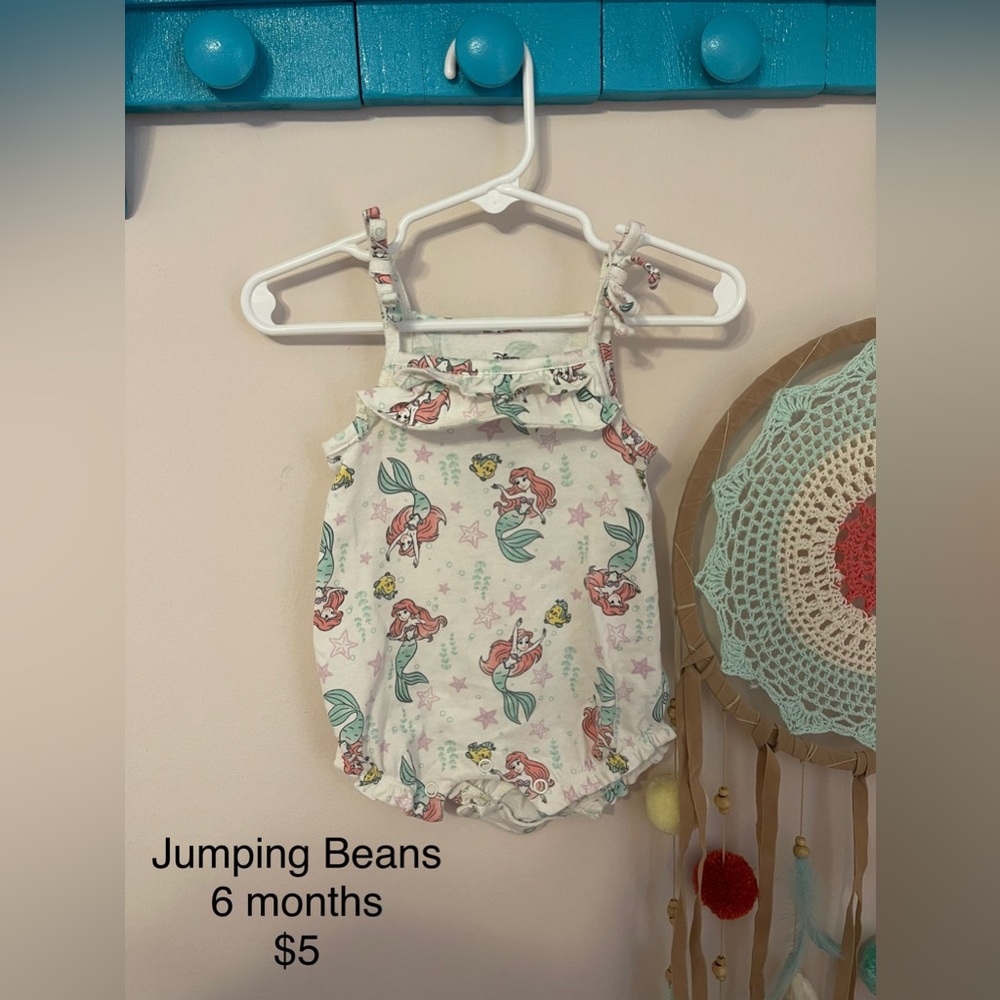 Jumping Beans baby Little Mermaid romper